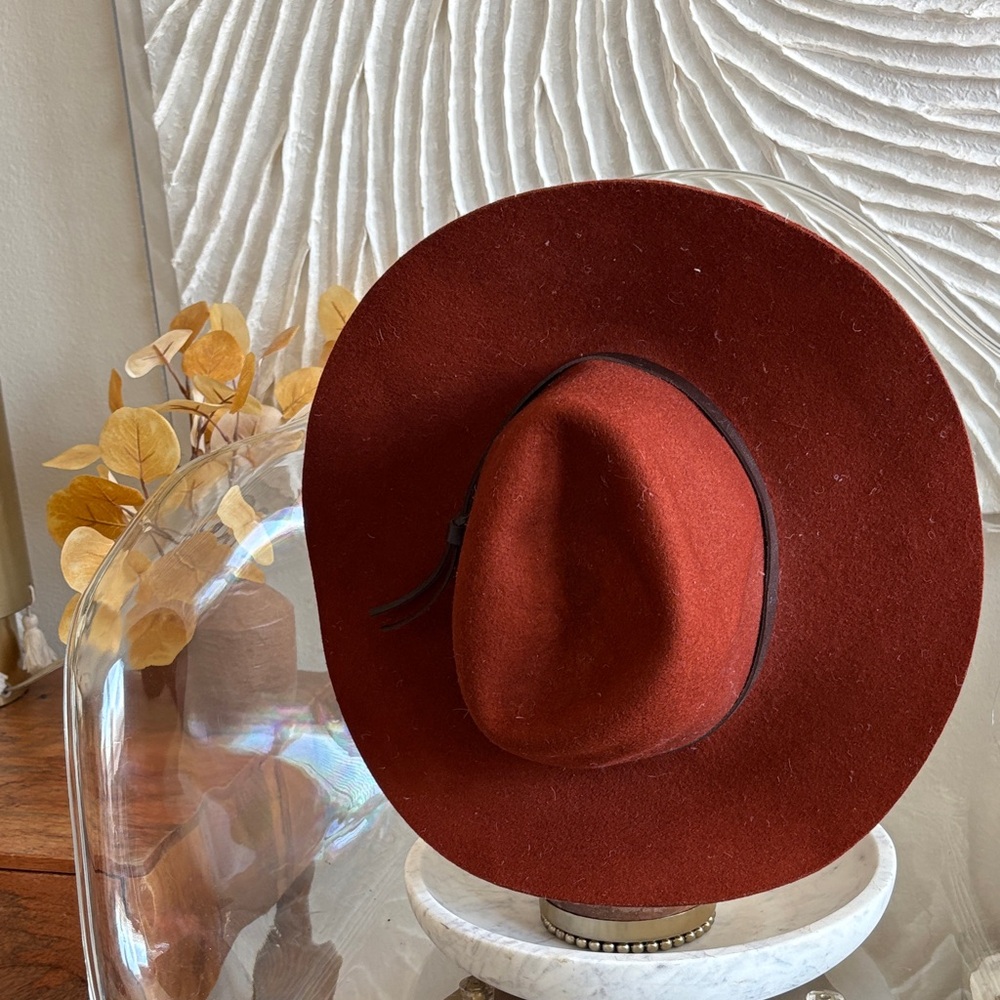100% Wool Copper Fall Hat - Picture 2 of 7
